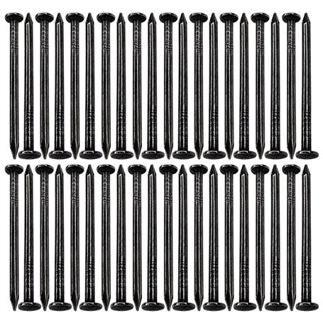 cyclingcolors 100x clou pointe en acier tête ronde bricolage artisanat décoration fixation meuble bois noir