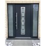 11 Grands chiffres autocollants (19 cm) et 6 lettres - Silver - Tout usage sur support lisse - Numéro de maison sur porte vitrée