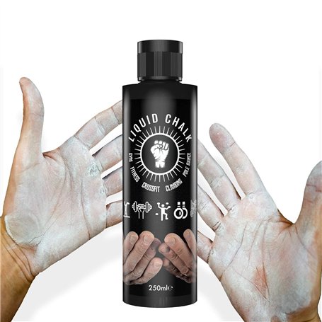 Magnésie Liquide Escalade 250ml - Craie Adhérence Grip Maximum (Liquid Chalk) Musculation Crossfit Haltérophilie Gymnastique Pol