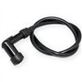 Easyboost Antiparasite Noir avec Fil de Bougie Haute tension 50cm Capuchon pour Scooter Moto 50cc pour MBK Booster Nitro AM6 Der