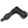 Easyboost Antiparasite Noir avec Fil de Bougie Haute tension 50cm Capuchon pour Scooter Moto 50cc pour MBK Booster Nitro AM6 Der