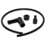 Easyboost Antiparasite Noir avec Fil de Bougie Haute tension 50cm Capuchon pour Scooter Moto 50cc pour MBK Booster Nitro AM6 Der