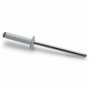 Easyboost 5 Rivets Blancs Ø4x16mm de Plaque d’immatriculation pour Voiture Auto Moto Scooter mobylette maxiscooter Cyclo