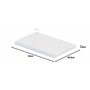 Lot de 2 albums traditionnels jumbo 100 pages pour 500 photos 10x15 - Bleu