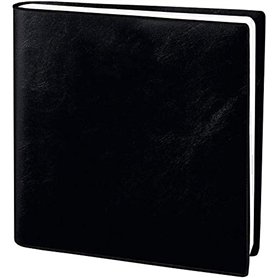 Exdi - agenda semainier civil Orphée - format 16 x 16 cm - couverture noir - janvier à décembre 2024