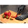 OneProtek Gants jetables noir en nitrile - Boîte de 100 Gants Nitrile - Taille XS (Très Petite) - Sans latex - Résistants et Mul