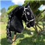 Licol et Bonnet Anti-Insectes. Tête de Cheval bâton pour H