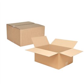 IDMENAGE - LOT DE 25 BOITES EN CARTON ONDULE - 16X12X11 CM