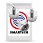 Smartech Bouchon à Vis Type F Coaxial pour Cable Satellite - 75 Ohms pour Antenne TV Parabole - Lot de 3