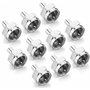 Smartech Bouchon à Vis Type F Coaxial pour Cable Satellite - 75 Ohms pour Antenne TV Parabole - Lot de 3