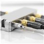 Smartech Bouchon à Vis Type F Coaxial pour Cable Satellite - 75 Ohms pour Antenne TV Parabole - Lot de 3