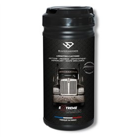 BlackDiamonds - Lingettes Nettoyantes pour CAMION - 5 Actions - Nettoie