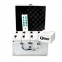 Kit de 8 Supports Électriques HF pour Jet de Scène avec Télécommande - White Edition | Pack Professionnel pour Effets Pyrotechni