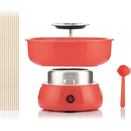 Machine à barbe à papa pour la maison - Appareil pour Barbe a Papa pour la Maison - Sucre Ordinaire ou Bonbons Durs sans Sucre -