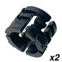 (Lot de 2) Bagues d'Etanchéité Crémaillère de Direction Compatible pour KANGOO SCENIC II CLIO III MEGANE II GRAND SCENIC FLUENCE