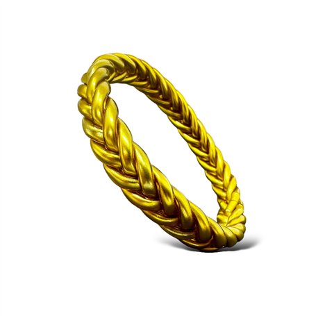 Yvelise Bracelet tressé femme - Grande taille - Entre 6