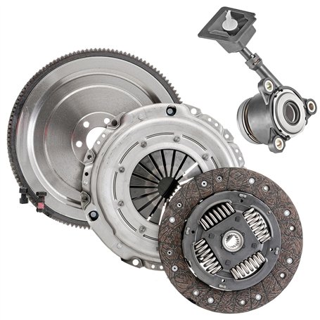 Partsline Kit d'Embrayage Complet avec Volant Moteur Rigide et Butée Hydraulique – Compatible avec Peugeot 3008