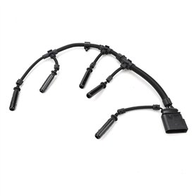 Faisceau Câble Connecteur pour Bougie de Préchauffage compatible avec TRANSPORTER 5 V T5 2.5 TDI - 070971277B