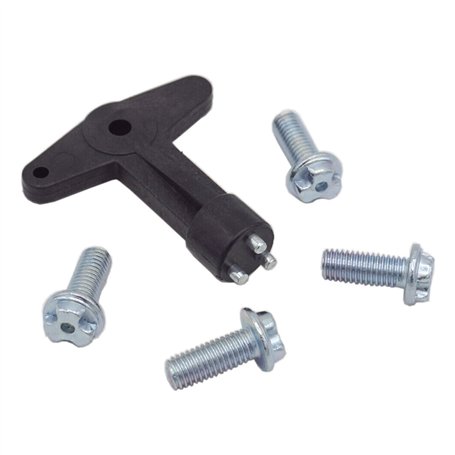 Clé de Fixation Enjoliveur AVEC Broches Métalliques + 4 Vis Antivol compatible avec LOGAN I II CLIO II III ESPACE IV LAGUNA II M
