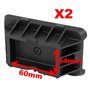(Lot de 2) Tampon de Levage pour Cric Chandelle Avant OU Arrière Gauche OU Droit compatible avec X3 (F25) X4 (F26) X5 (E70) (F15