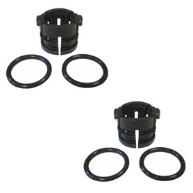 (Lot de 2) Kit de Réparation Bague d'Etanchéité pour Crémaillère de Direction AVEC Joints compatible avec CLIO III FLUENCE KANGO