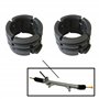 (Lot de 2) Kit de Réparation Bague d'Etanchéité pour Crémaillère de Direction AVEC Joints compatible avec CLIO III FLUENCE KANGO