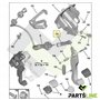 Clips Chape de Liaison Câble - Pédale d'Embrayage compatible avec 206 (3/5 portes, CC, SW) - 2128.30