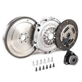 Partsline Kit embrayage + volant moteur rigide avec butée hydraulique compatible pour 208 207 308 C3 C4 DS3 1.6 HDi 110/115cv –