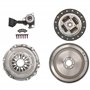 Partsline Kit embrayage + volant moteur rigide avec butée hydraulique compatible pour 208 207 308 C3 C4 DS3 1.6 HDi 110/115cv – 