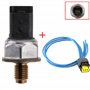 Partsline kit capteur de pression de carburant avec fiche faisceau électrique compatible avec 207 308 3008 C4 C5 Berlingo Focus 