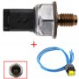 Partsline kit capteur de pression de carburant avec fiche faisceau électrique compatible avec 207 308 3008 C4 C5 Berlingo Focus 