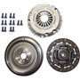 Partsline Kit D'embrayage 3 Pièces Avec Volant Moteur Fixe Rigide Sans Butée compatible avec MITO FIORINO LINEA PUNTO QUBO ASTRA