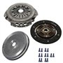 Partsline Kit D'embrayage 3 Pièces Avec Volant Moteur Fixe Rigide Sans Butée compatible avec MITO FIORINO LINEA PUNTO QUBO ASTRA