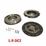 Kit Embrayage 3 Pièces Avec Volant Moteur Fixe Rigide SANS Butée compatible avec PRIMERA ESPACE IV LAGUNA II SCENIC II III 1.9 d