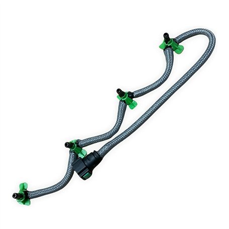 Kit Rampe Tuyau de Retour Injecteurs Carburant compatible pour B-MAX ECOSPORT FIESTA VI FOCUS III MONDEO V TOURNEO TRANSIT COURI