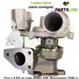 Turbocompresseur Turbo compatible avec DOKKER DUSTER LODGY LOGAN SANDERO EVALIA NOTE NV200 CLIO III IV DOKKER FLUENCE KANGOO MOD