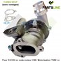 Turbocompresseur Turbo compatible avec DOKKER DUSTER LODGY LOGAN SANDERO EVALIA NOTE NV200 CLIO III IV DOKKER FLUENCE KANGOO MOD