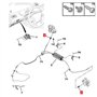 Clips Entretoise Attache pour Câble de Frein de Stationnement Électrique compatible pour C5 III et 508 I - 4719.11
