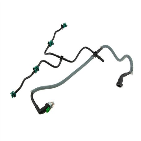 Tuyau de Fuite de Carburant pour Retour d'Injecteur compatible pour TRANSIT 2.4 TDCi et DEFENDER 2.4 TD4-1490863 LR004479 150195