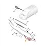 Tringlerie Mécanisme d'Essuie Glace Avant Sans Moteur compatible pour JUMPY SCUDO EXPERT - 6405GE 1400456480