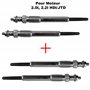 Partsline (Lot de 4) Bougie Préchauffage compatible avec BERLINGO C4 C5 C8 EVASION JUMPER JUMPY XSARA DUCATO SCUDO 206 306 307 4