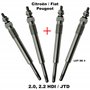 Partsline (Lot de 4) Bougie Préchauffage compatible avec BERLINGO C4 C5 C8 EVASION JUMPER JUMPY XSARA DUCATO SCUDO 206 306 307 4