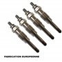 (Lot de 4) Bougie de préchauffage compatible avec Berlingo Jumpy Xantia Xsara 205 306 309 405 406 806 Expert Partner Boxer 1,7 1
