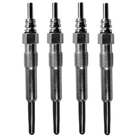 (Lot de 4) Bougie de préchauffage compatible avec A3 A4 A6 DUSTER LOGAN SANDERO GALAXY INTERSTAR MICRA 3 CLIO KANGOO LAGUNA MAST