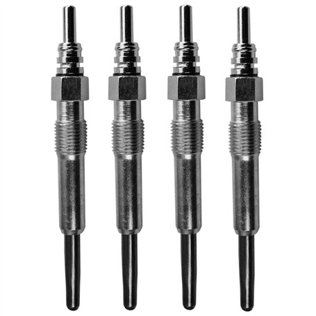 (Lot de 4) Bougie de préchauffage compatible avec A3 A4 A6 DUSTER LOGAN SANDERO GALAXY INTERSTAR MICRA 3 CLIO KANGOO LAGUNA MAST