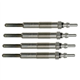 (Lot de 4) Bougie de préchauffage compatible avec SOLENZA CLIO 2 KANGOO SCENIC TRAFIC SAMURAI 1