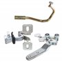 Partsline Kit réparation 3 galets porte latérale coulissante droite compatible avec Boxer