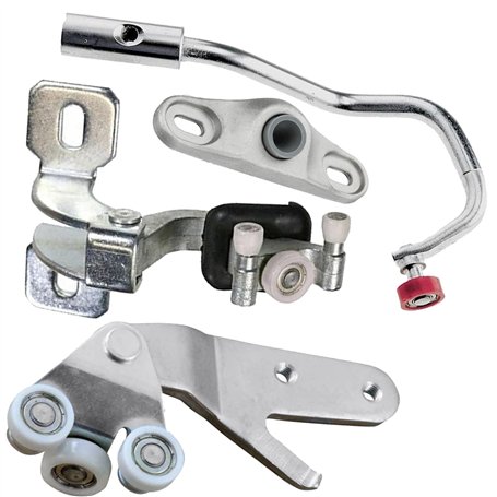 Set de 3 Galets Rouleaux de Guidage avec Butée de Centrage pour Porte Coulissante Latérale Droite compatible avec JUMPER DUCATO