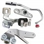 Set de 3 Galets Rouleaux de Guidage avec Butée de Centrage pour Porte Coulissante Latérale Droite compatible avec JUMPER DUCATO