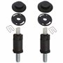 Partsline Kit 2 silent-blocs cache moteur compatible avec Peugeot 206 406 607 Expert Partner HDI